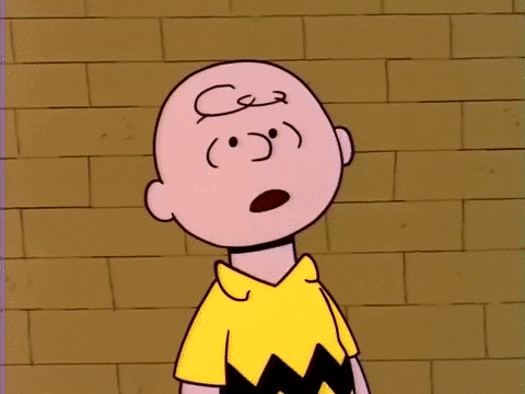Charlie Brown saying “Oh brother”